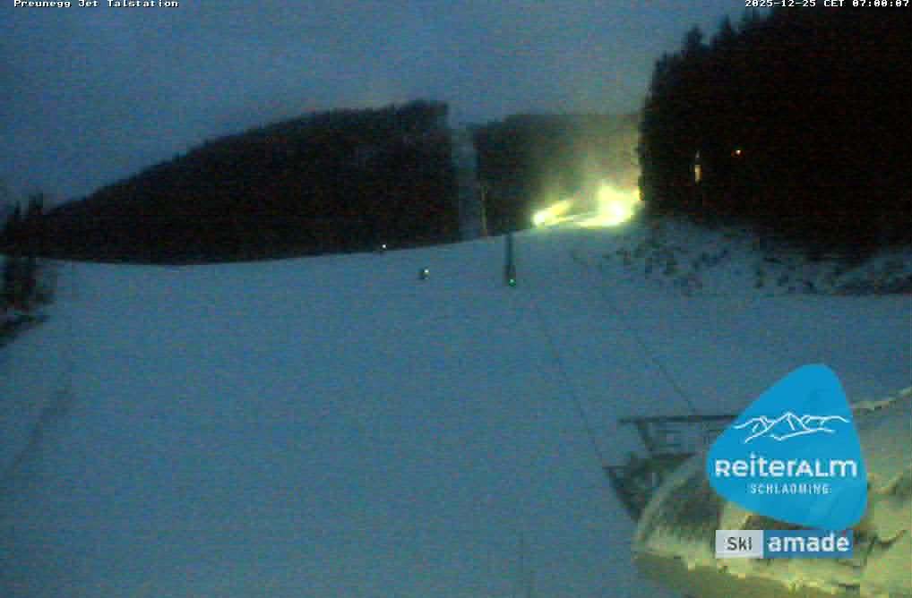 Archiv Foto Webcam Reiteralm - Talstation Preunegg