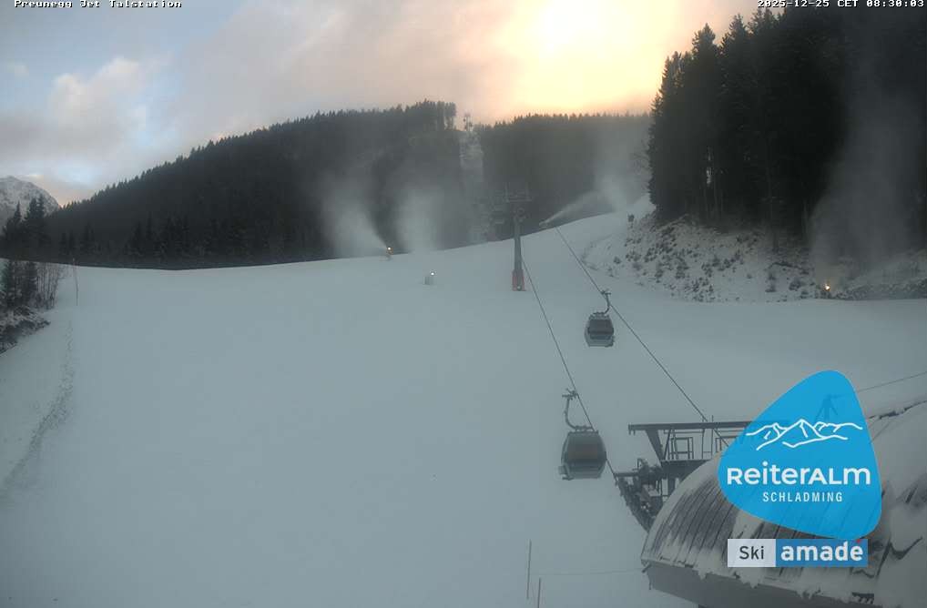 Archiv Foto Webcam Reiteralm - Talstation Preunegg