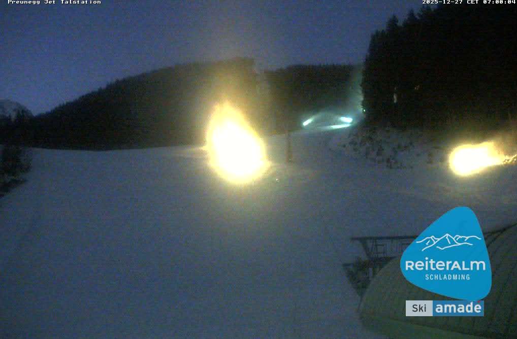 Archiv Foto Webcam Reiteralm - Talstation Preunegg