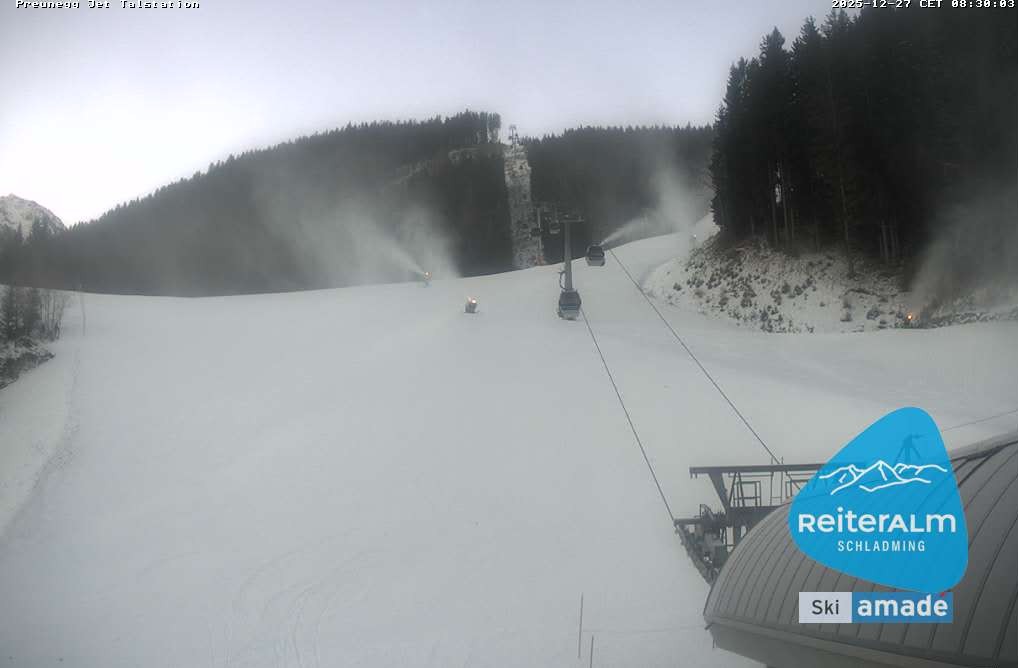 Archiv Foto Webcam Reiteralm - Talstation Preunegg