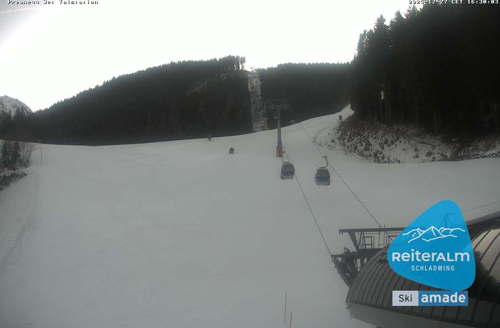 Archiv Foto Webcam Reiteralm - Talstation Preunegg