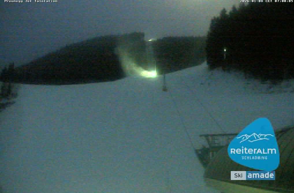 Archived image Webcam Reiteralm: Preunegg Jet Base Station
