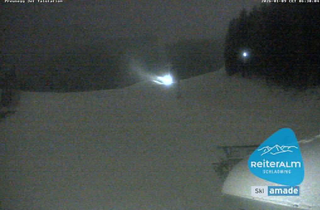 Archived image Webcam Reiteralm: Preunegg Jet Base Station