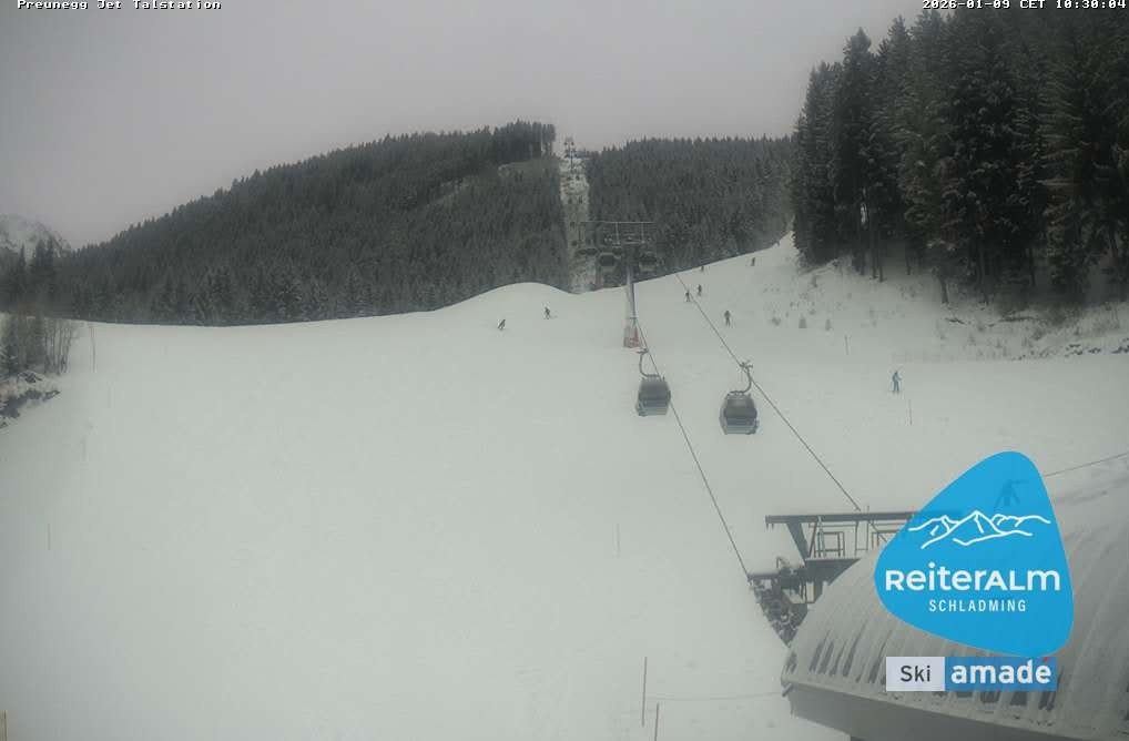 Archiv Foto Webcam Reiteralm - Talstation Preunegg
