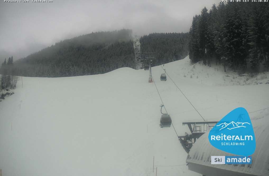Archiv Foto Webcam Reiteralm - Talstation Preunegg
