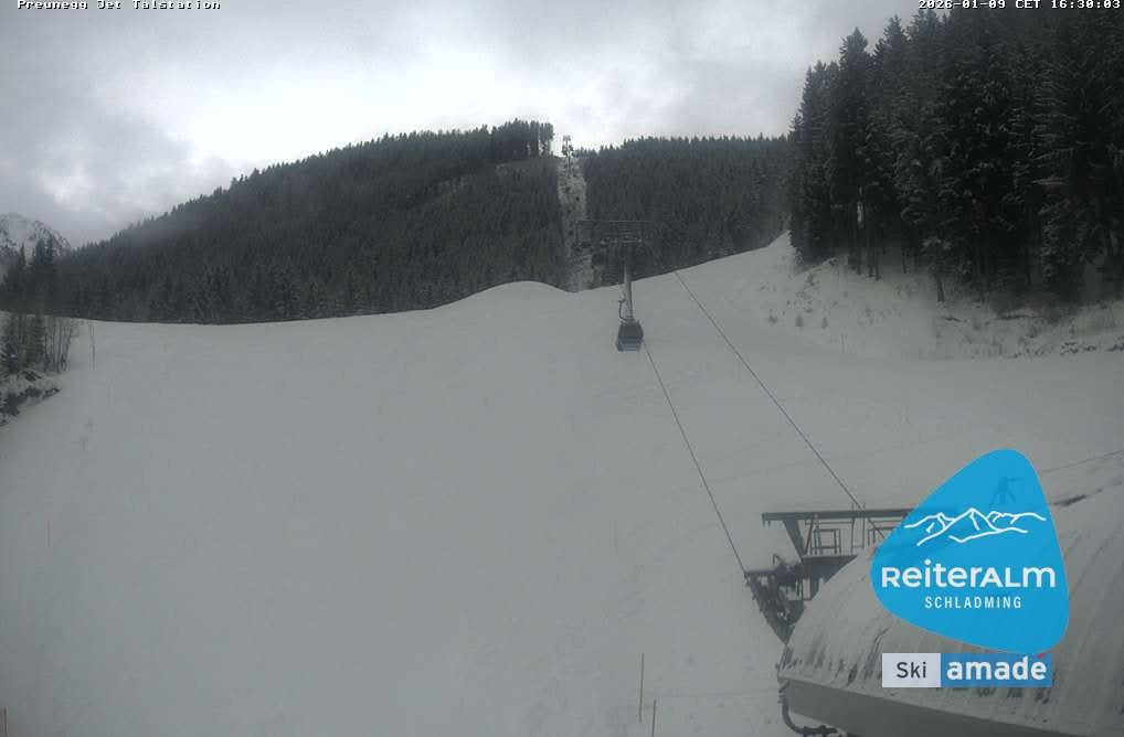 Archiv Foto Webcam Reiteralm - Talstation Preunegg