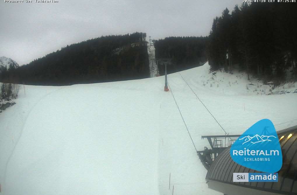Archiv Foto Webcam Reiteralm - Talstation Preunegg