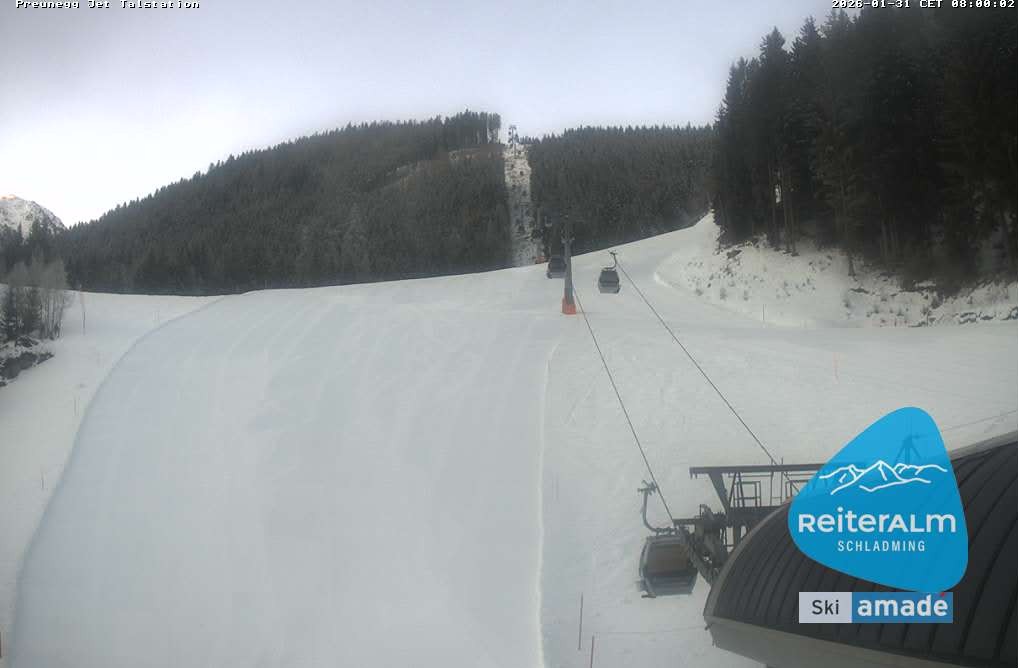 Archiv Foto Webcam Reiteralm - Talstation Preunegg