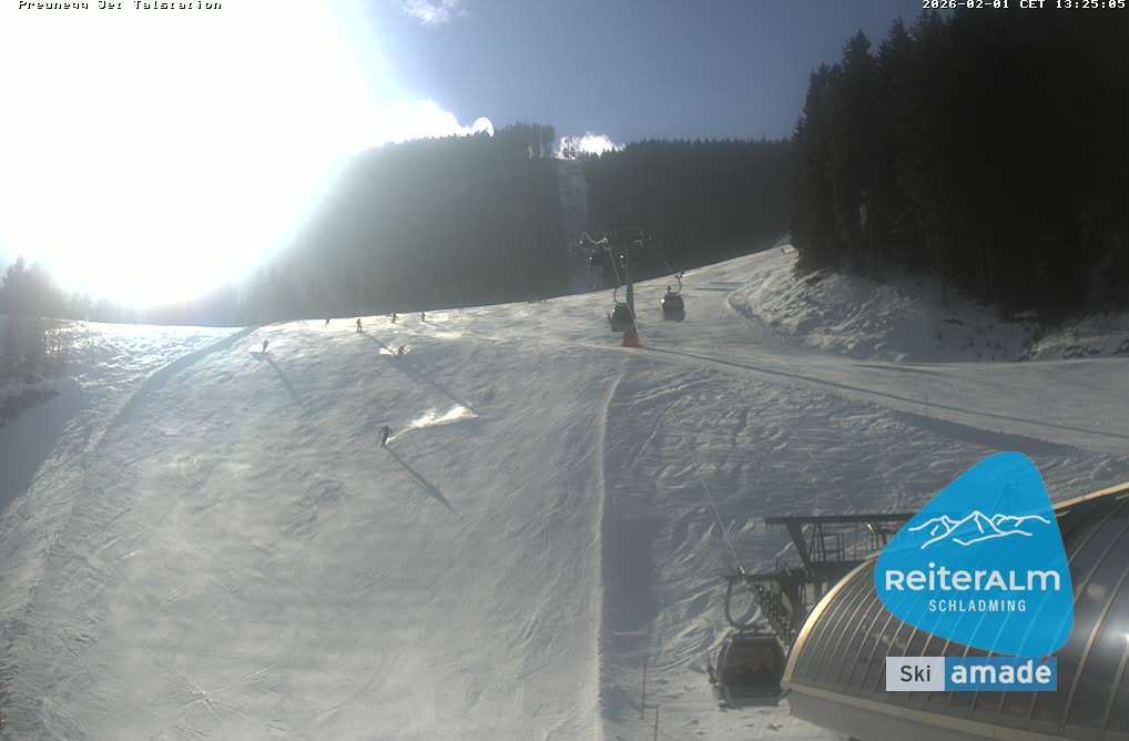 Archived image Webcam Reiteralm: Preunegg Jet Base Station