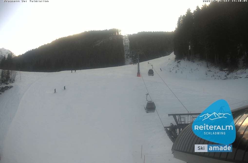 Archiv Foto Webcam Reiteralm - Talstation Preunegg