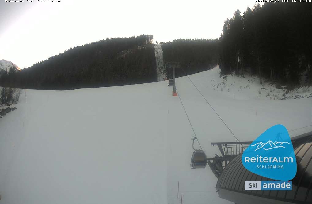 Archiv Foto Webcam Reiteralm - Talstation Preunegg