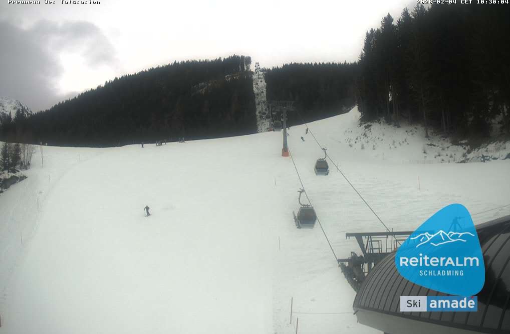 Archiv Foto Webcam Reiteralm - Talstation Preunegg
