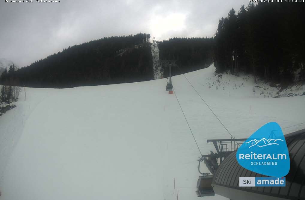 Archiv Foto Webcam Reiteralm - Talstation Preunegg