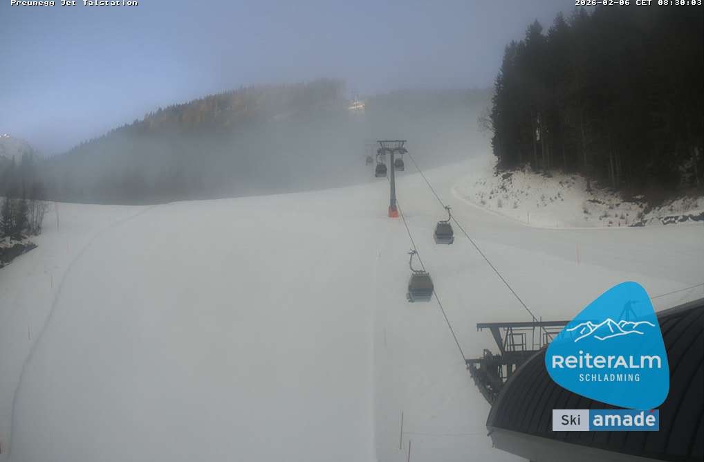 Archiv Foto Webcam Reiteralm - Talstation Preunegg