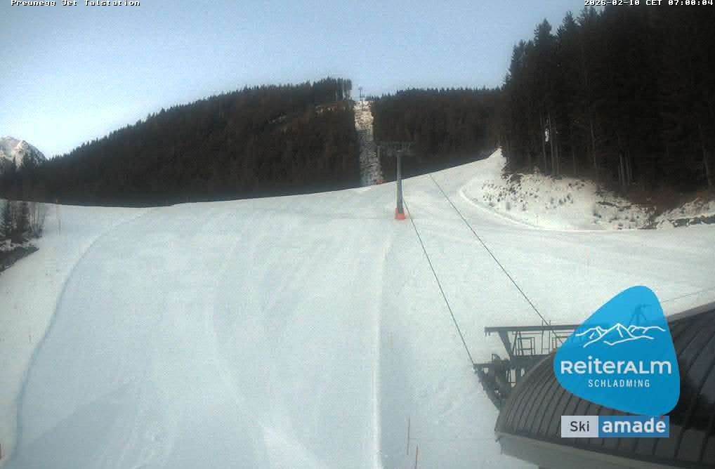 Archiv Foto Webcam Reiteralm - Talstation Preunegg