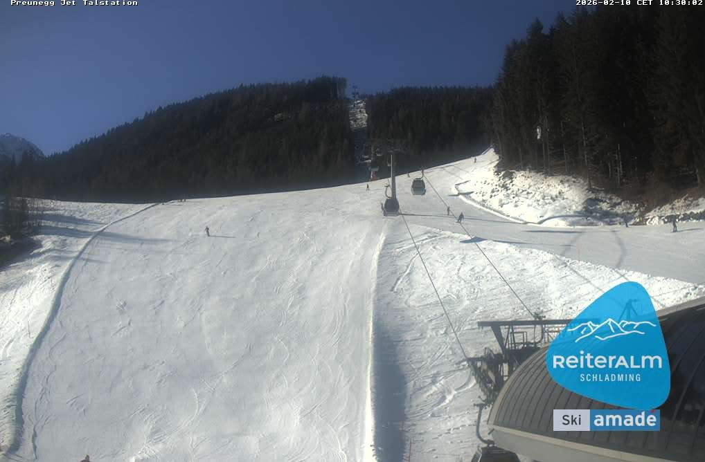 Archiv Foto Webcam Reiteralm - Talstation Preunegg