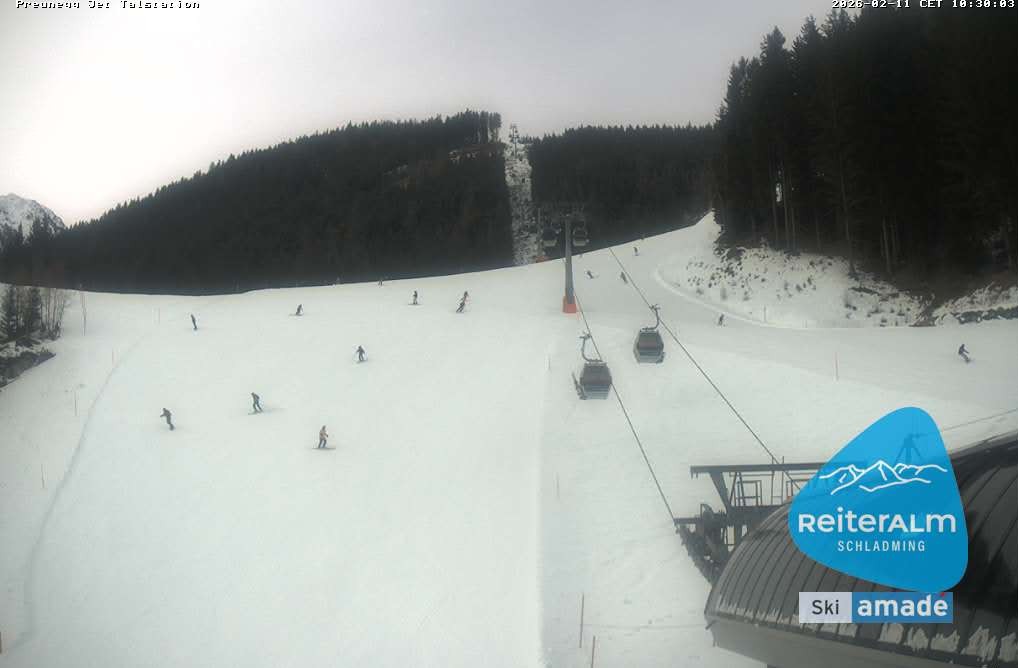 Archiv Foto Webcam Reiteralm - Talstation Preunegg