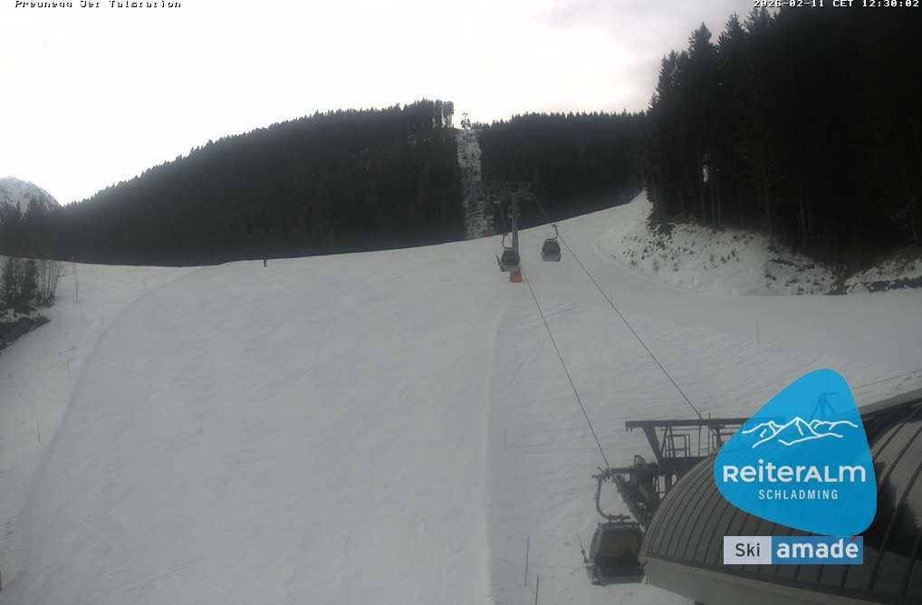 Archiv Foto Webcam Reiteralm - Talstation Preunegg