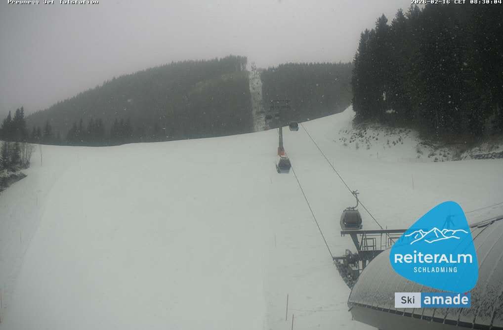 Archiv Foto Webcam Reiteralm - Talstation Preunegg