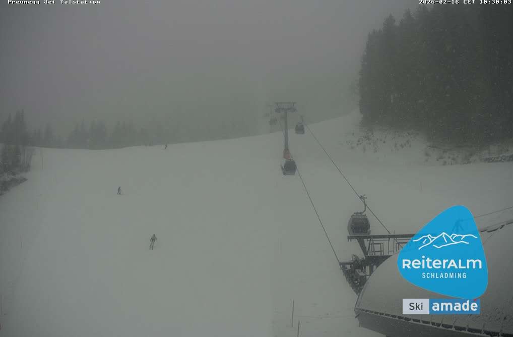 Archiv Foto Webcam Reiteralm - Talstation Preunegg