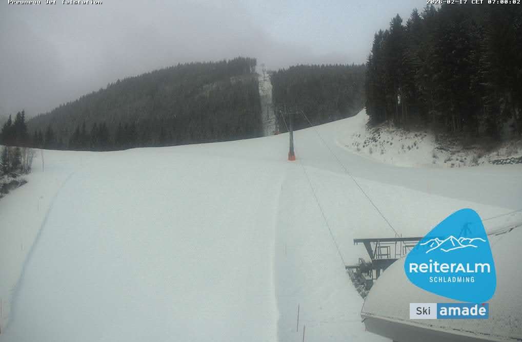 Archiv Foto Webcam Reiteralm - Talstation Preunegg