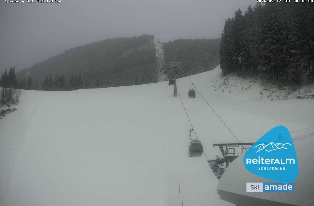 Archiv Foto Webcam Reiteralm - Talstation Preunegg