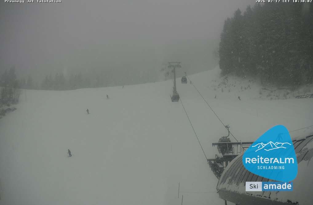 Archiv Foto Webcam Reiteralm - Talstation Preunegg