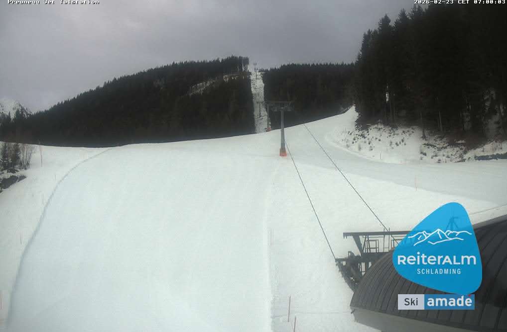 Archived image Webcam Reiteralm: Preunegg Jet Base Station