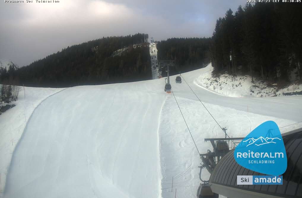 Archived image Webcam Reiteralm: Preunegg Jet Base Station