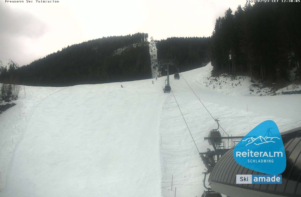 Archived image Webcam Reiteralm: Preunegg Jet Base Station