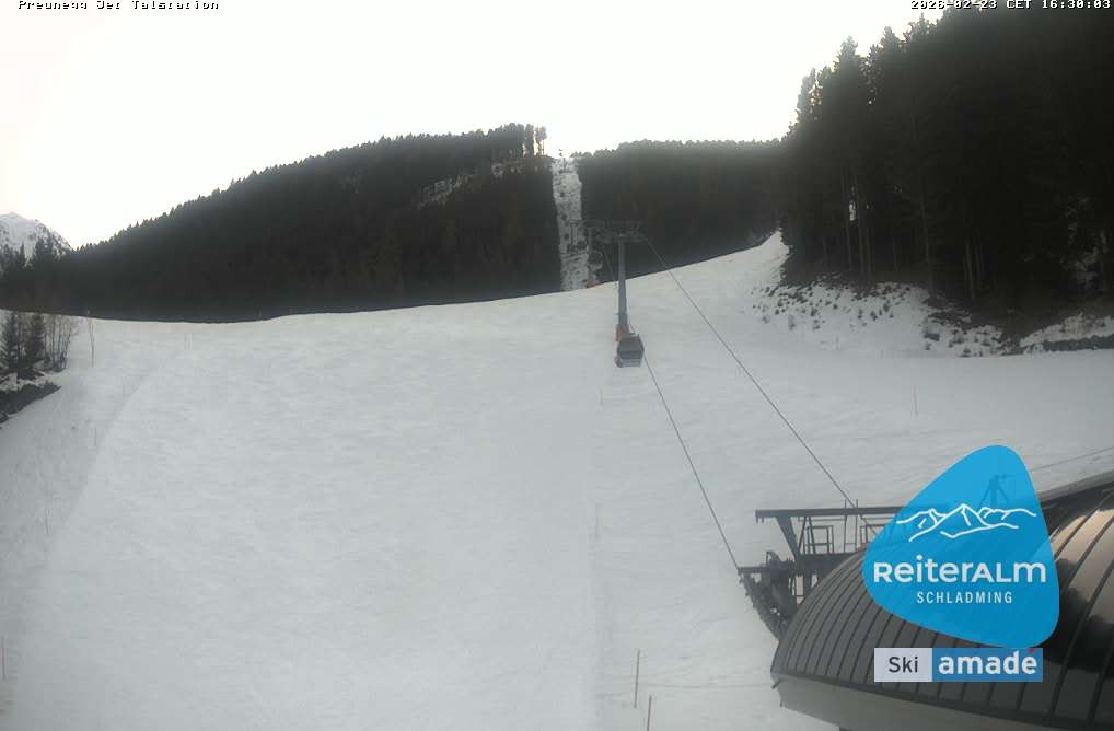 Archived image Webcam Reiteralm: Preunegg Jet Base Station