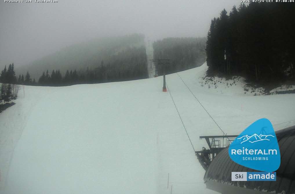 Archiv Foto Webcam Reiteralm - Talstation Preunegg