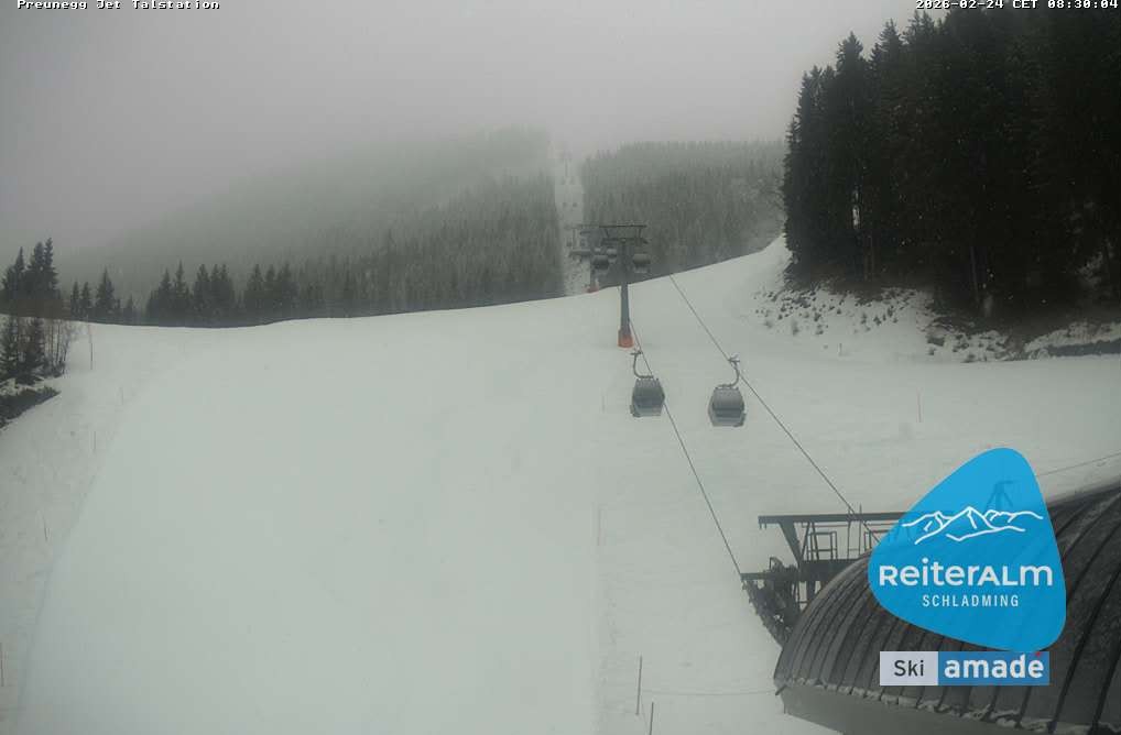 Archiv Foto Webcam Reiteralm - Talstation Preunegg