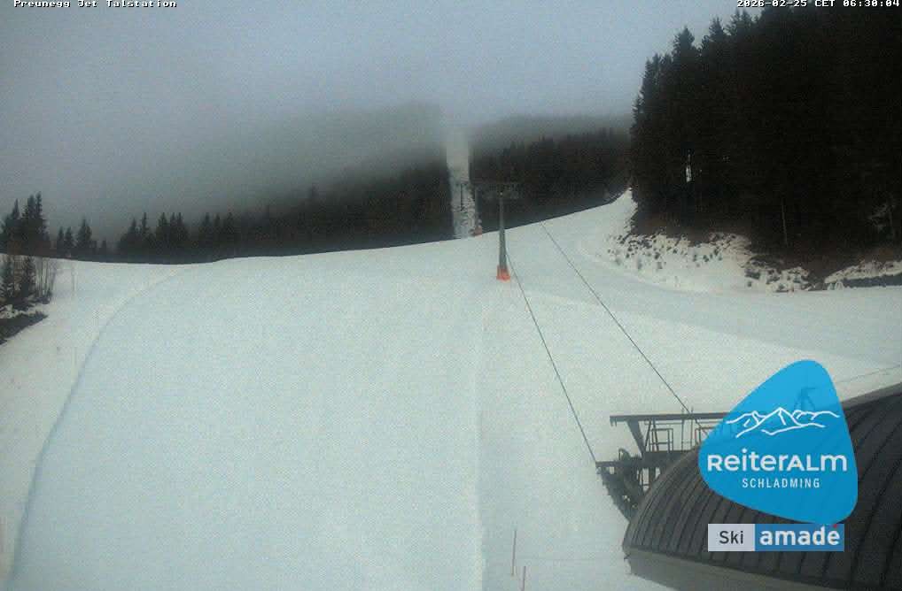 Archiv Foto Webcam Reiteralm - Talstation Preunegg