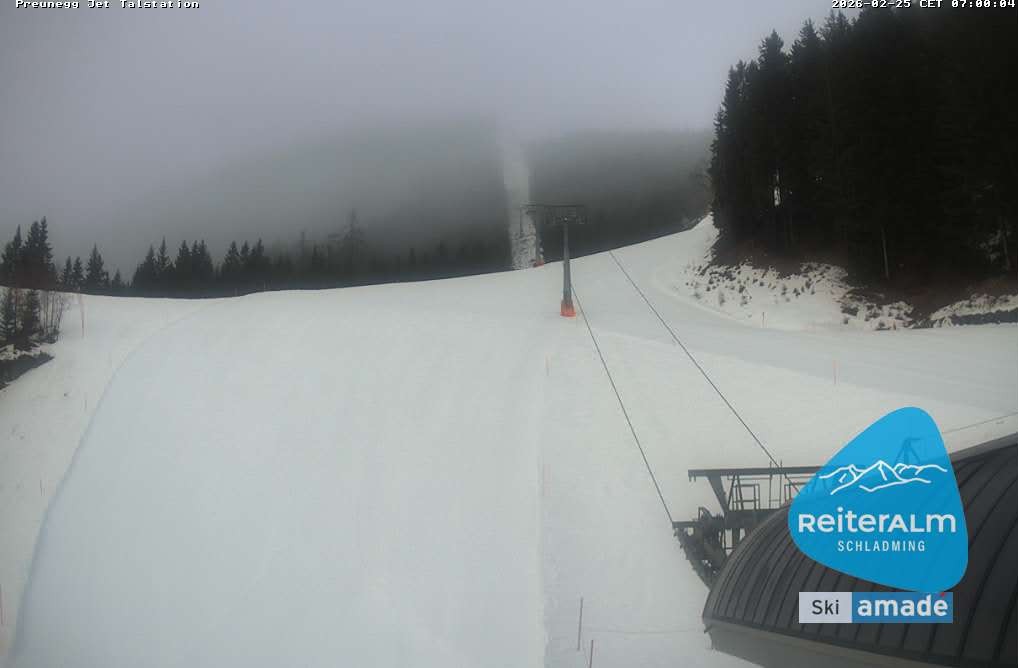 Archiv Foto Webcam Reiteralm - Talstation Preunegg