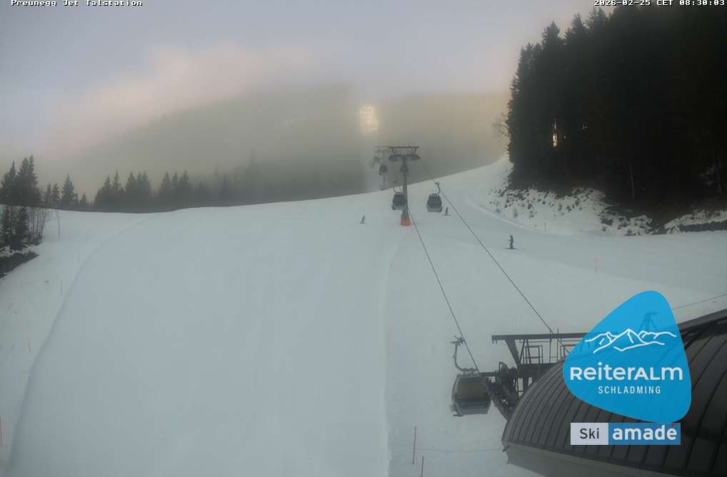 Archiv Foto Webcam Reiteralm - Talstation Preunegg