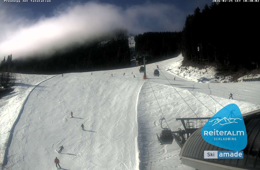 Archiv Foto Webcam Reiteralm - Talstation Preunegg