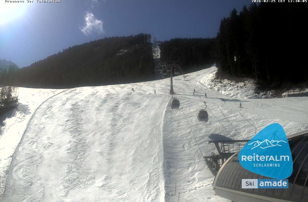 Archiv Foto Webcam Reiteralm - Talstation Preunegg