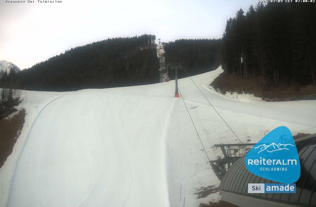 Archiv Foto Webcam Reiteralm - Talstation Preunegg