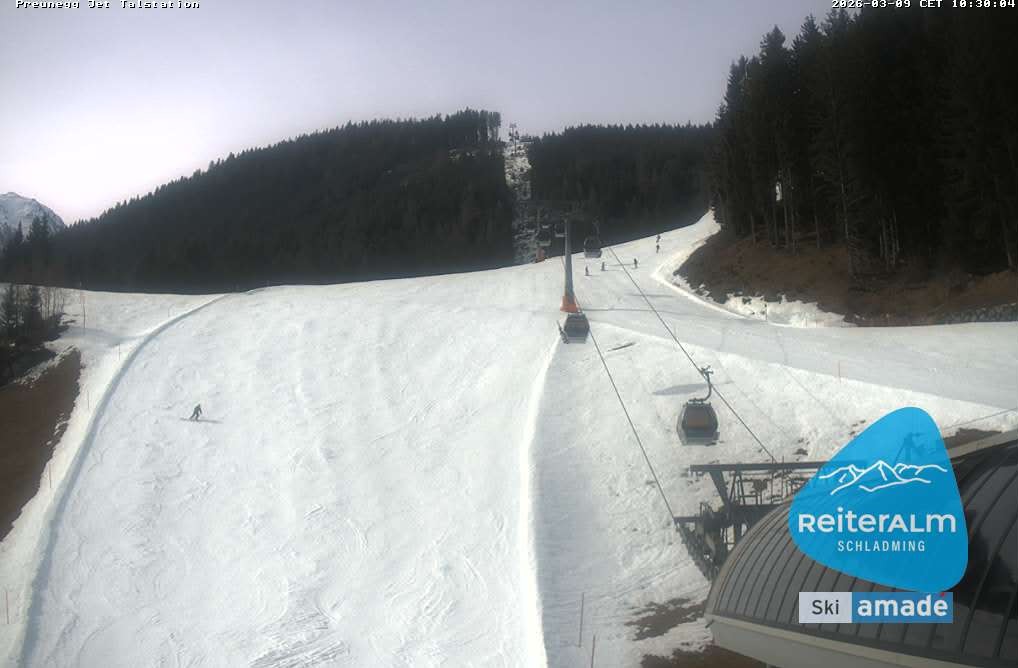 Archiv Foto Webcam Reiteralm - Talstation Preunegg