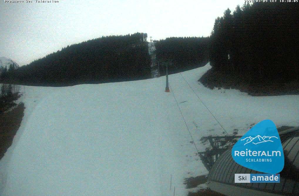 Archiv Foto Webcam Reiteralm - Talstation Preunegg