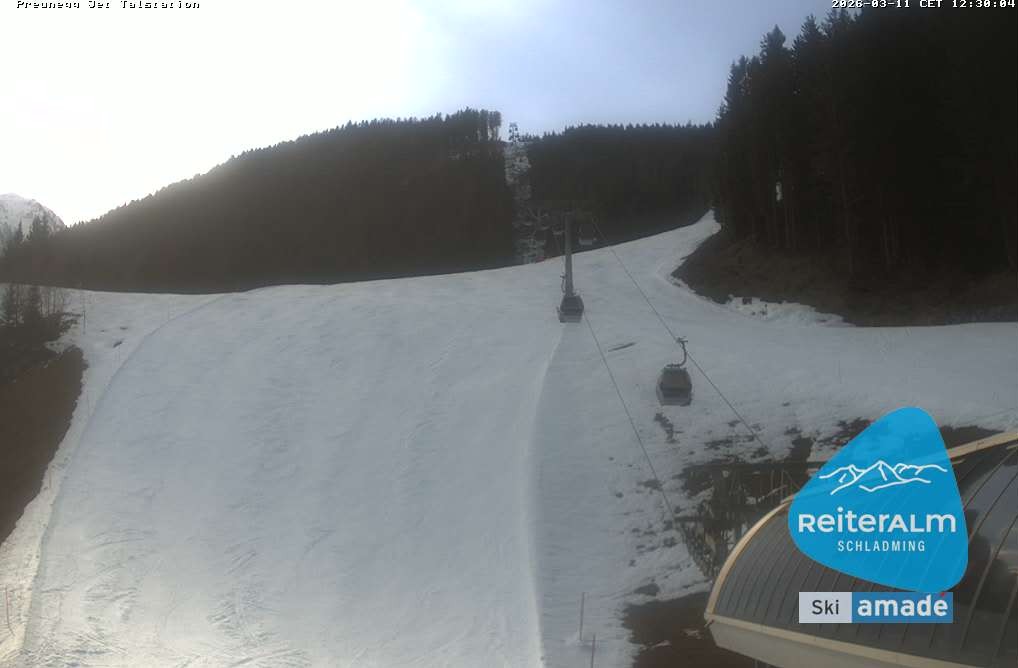 Archived image Webcam Reiteralm: Preunegg Jet Base Station