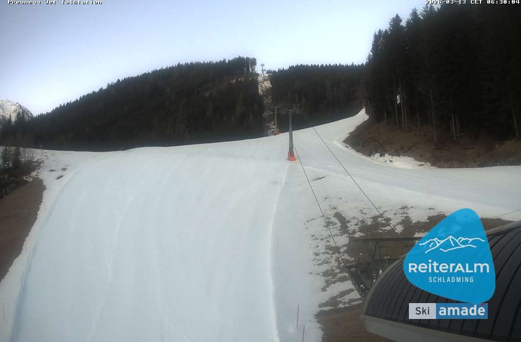 Archived image Webcam Reiteralm: Preunegg Jet Base Station