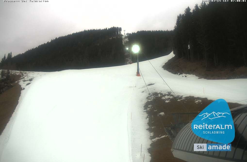 Archived image Webcam Reiteralm: Preunegg Jet Base Station