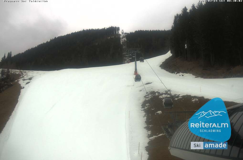 Archived image Webcam Reiteralm: Preunegg Jet Base Station