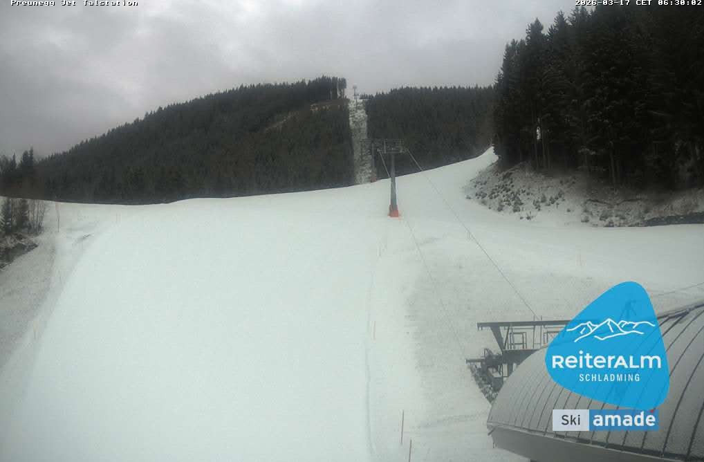 Archiv Foto Webcam Reiteralm - Talstation Preunegg