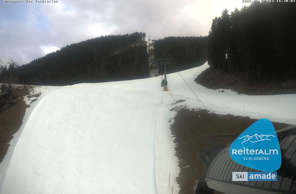 Archiv Foto Webcam Reiteralm - Talstation Preunegg