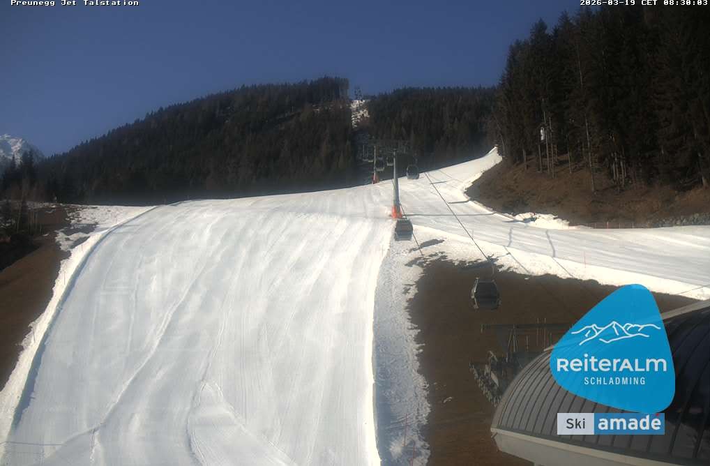 Archiv Foto Webcam Reiteralm - Talstation Preunegg