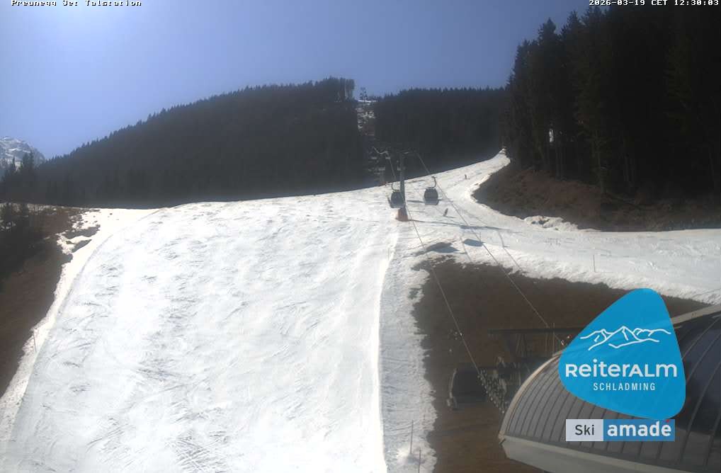 Archiv Foto Webcam Reiteralm - Talstation Preunegg
