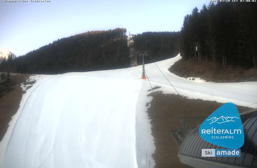 Archiv Foto Webcam Reiteralm - Talstation Preunegg